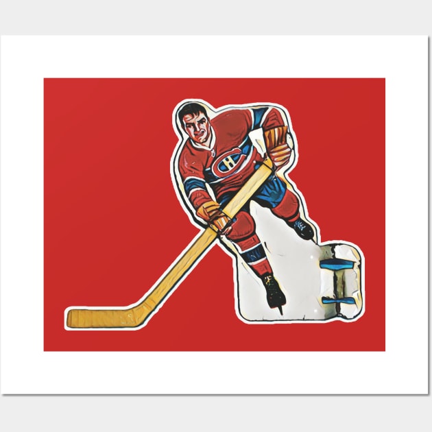 Coleco Table Hockey Players - Montréal Canadiens Wall Art by mafmove